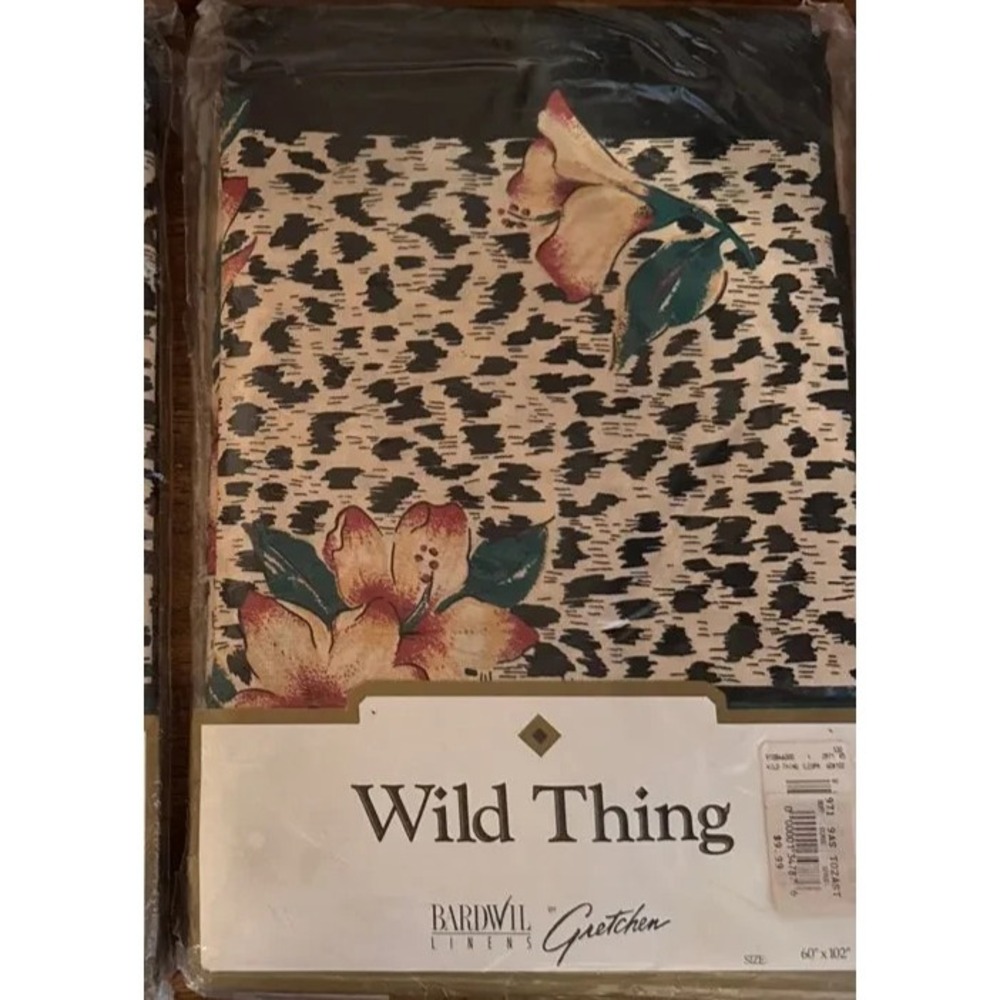 Bardwill Linens by Gretchen Wild Thing Tablecloths New In Package – 60 X 102
